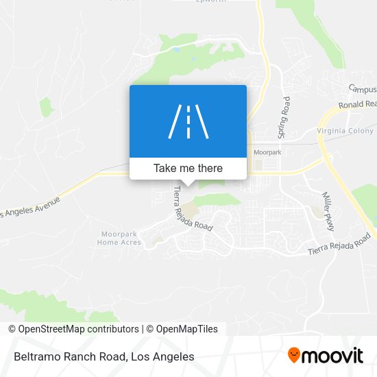 Beltramo Ranch Road map