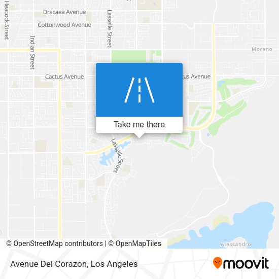 Mapa de Avenue Del Corazon