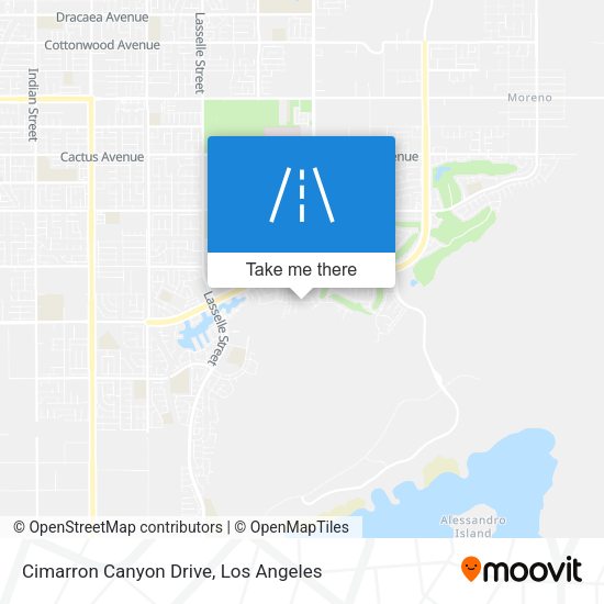 Cimarron Canyon Drive map