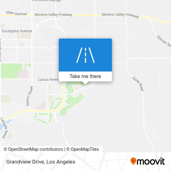 Mapa de Grandview Drive