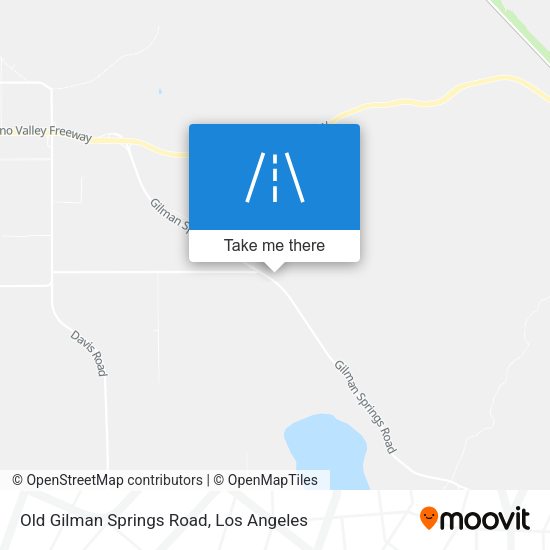 Mapa de Old Gilman Springs Road