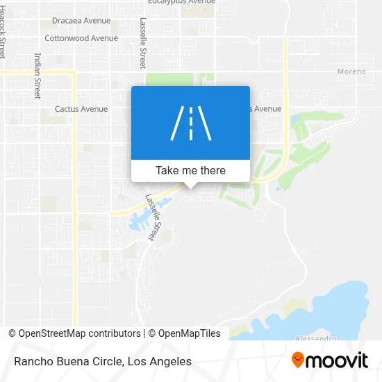 Rancho Buena Circle map