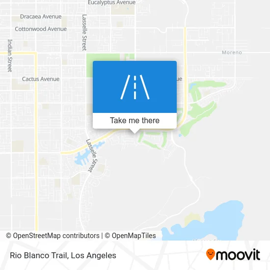Rio Blanco Trail map