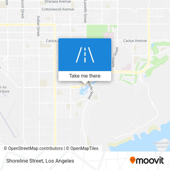 Mapa de Shoreline Street