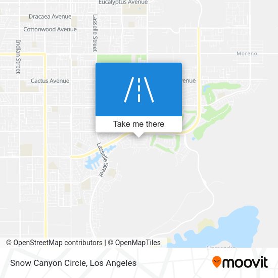 Snow Canyon Circle map