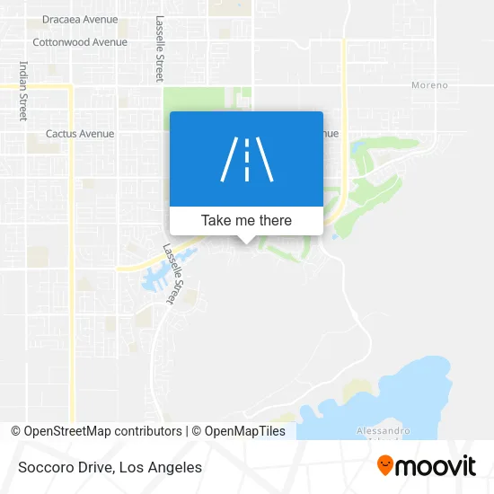 Soccoro Drive map