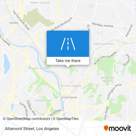 Altamont Street map