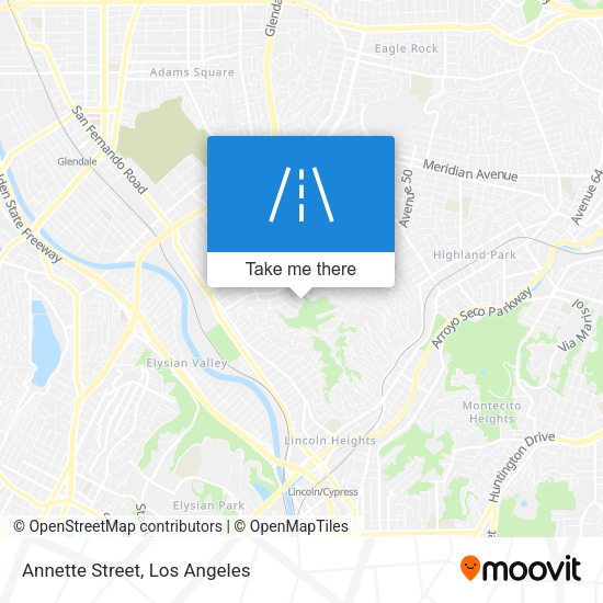 Mapa de Annette Street