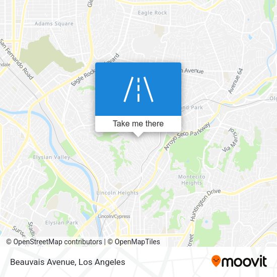 Beauvais Avenue map