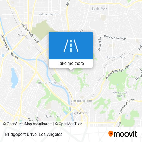 Mapa de Bridgeport Drive