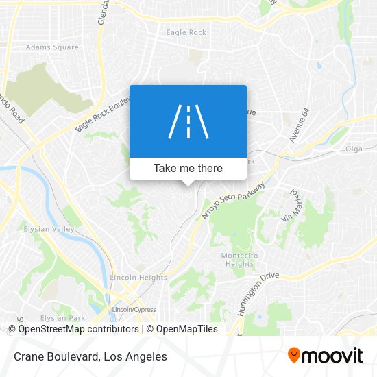 Mapa de Crane Boulevard