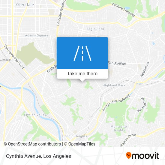 Mapa de Cynthia Avenue
