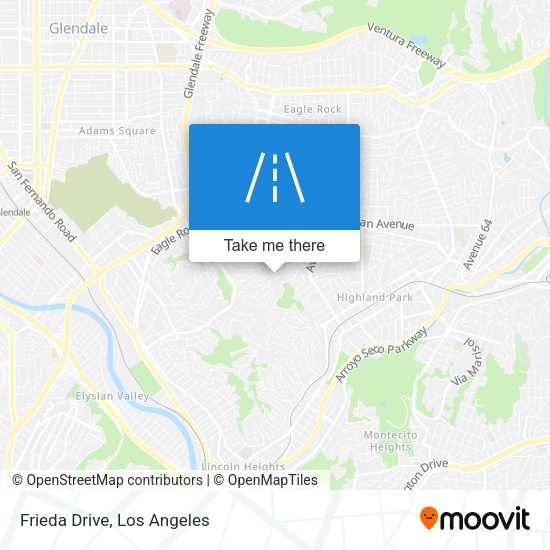 Mapa de Frieda Drive