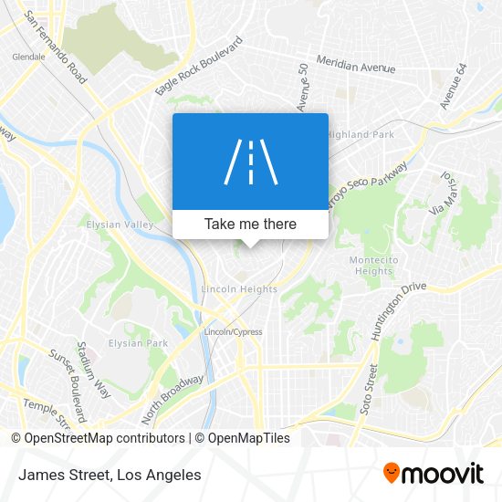 Mapa de James Street