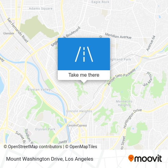 Mount Washington Drive map