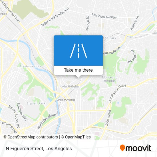 Mapa de N Figueroa Street