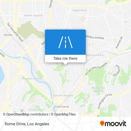Rome Drive map
