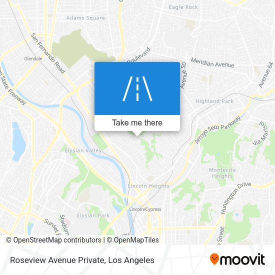 Roseview Avenue Private map
