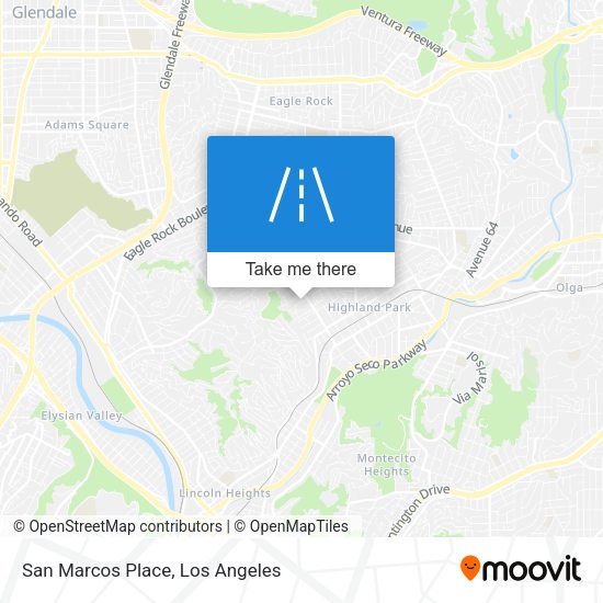 Mapa de San Marcos Place
