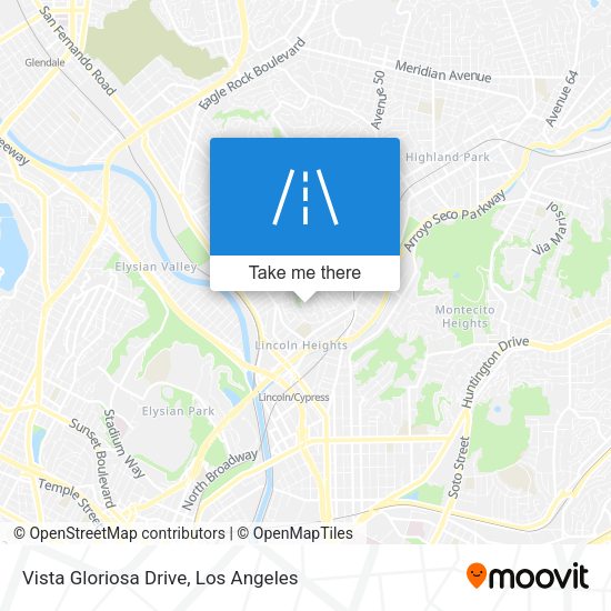 Mapa de Vista Gloriosa Drive