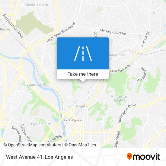 Mapa de West Avenue 41