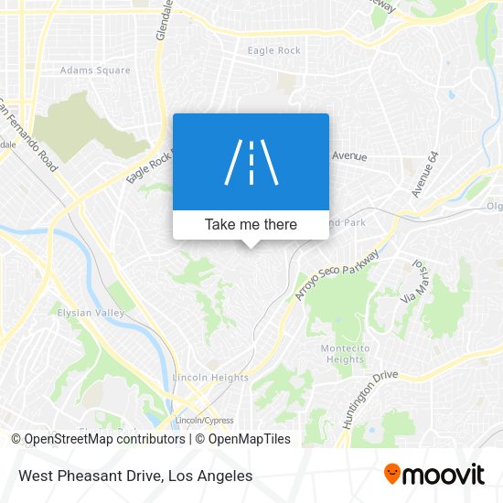 West Pheasant Drive map