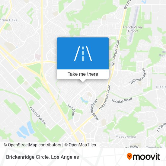 Brickenridge Circle map