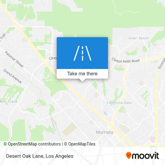 Mapa de Desert Oak Lane