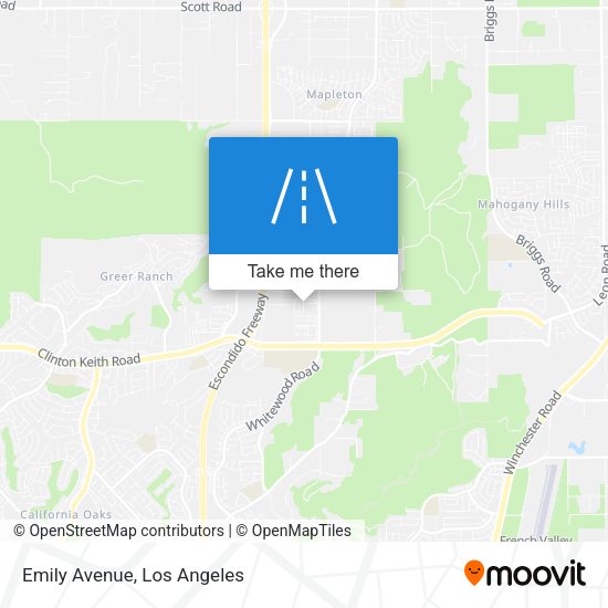 Mapa de Emily Avenue