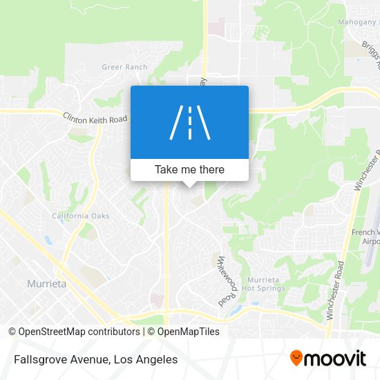 Fallsgrove Avenue map