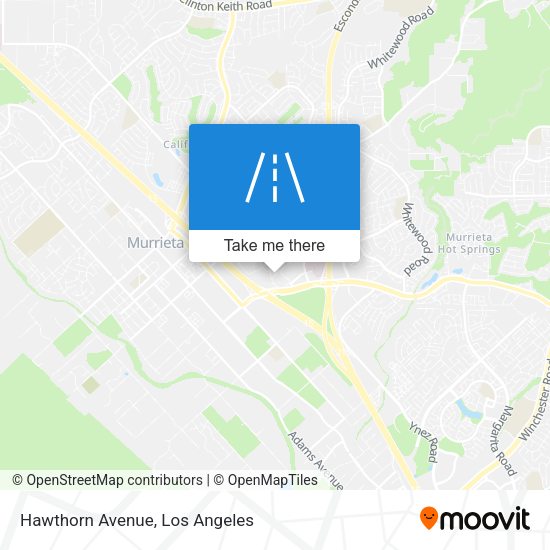 Mapa de Hawthorn Avenue