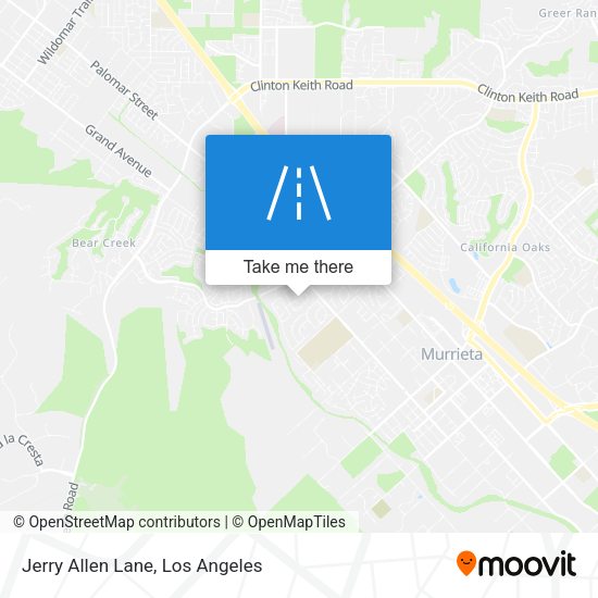 Jerry Allen Lane map