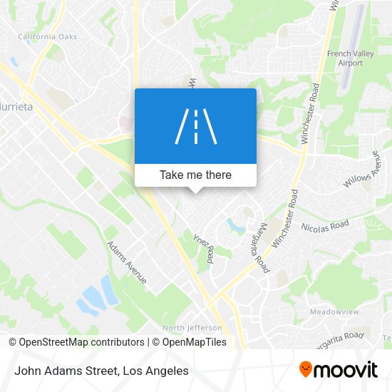 Mapa de John Adams Street