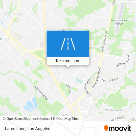 Lares Lane map