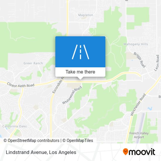 Mapa de Lindstrand Avenue