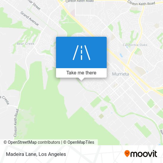 Mapa de Madeira Lane