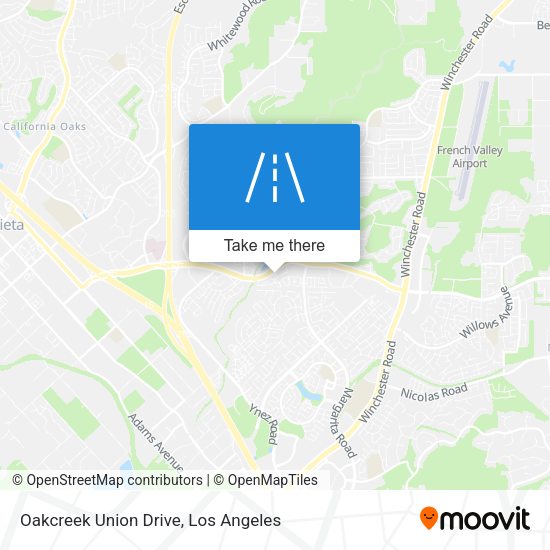 Oakcreek Union Drive map