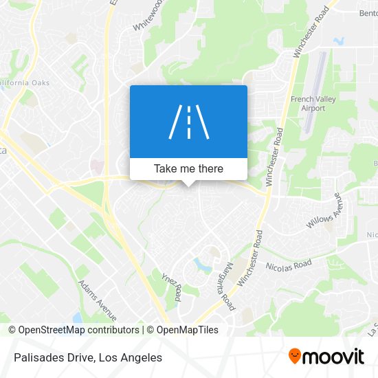 Mapa de Palisades Drive