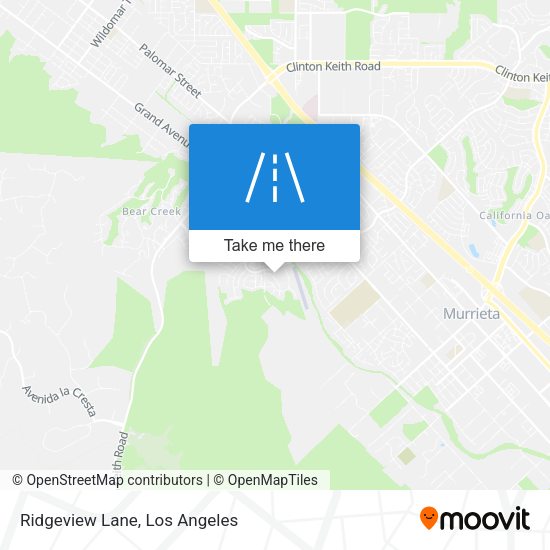 Ridgeview Lane map