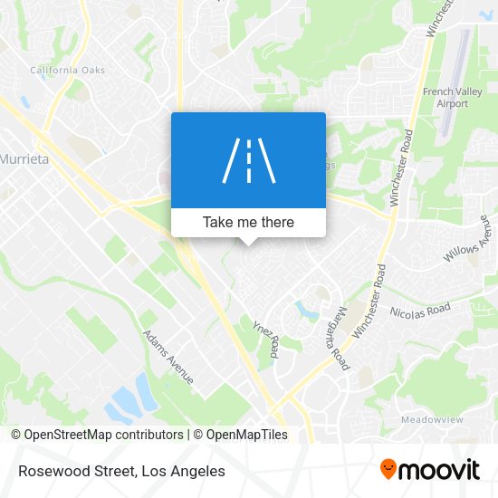 Rosewood Street map