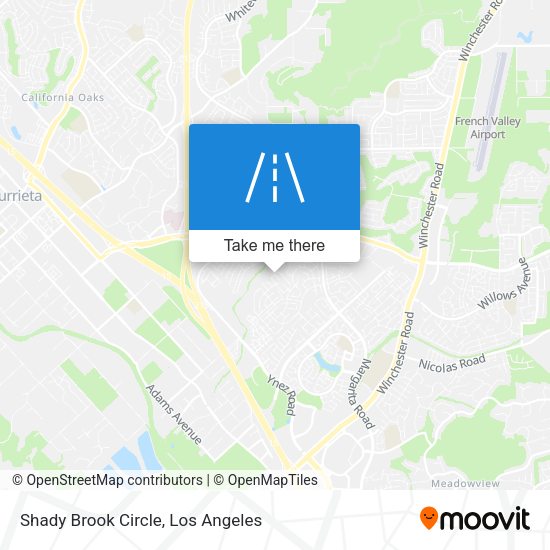 Shady Brook Circle map