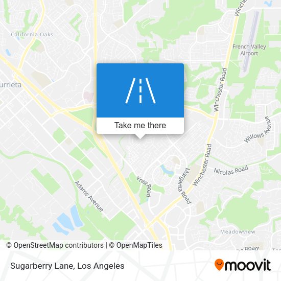 Sugarberry Lane map