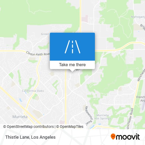 Thistle Lane map