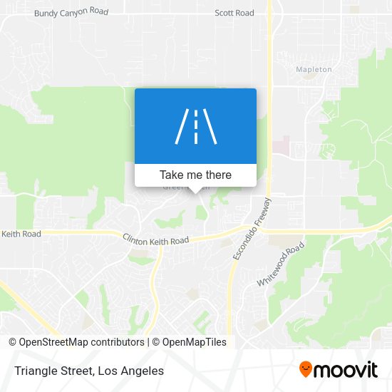 Triangle Street map