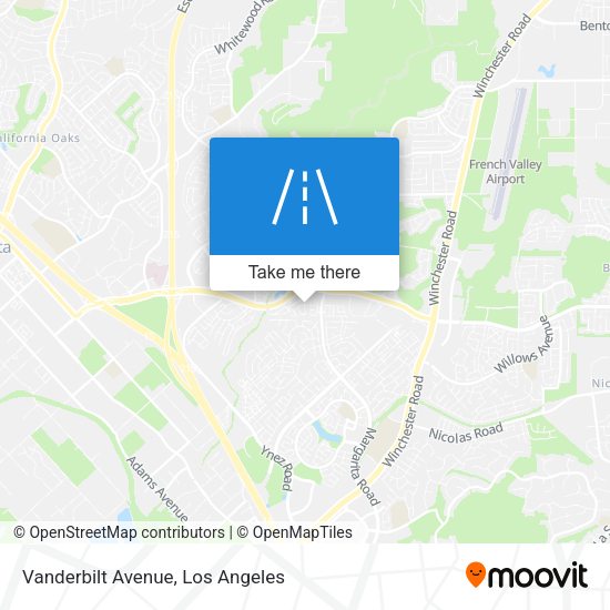 Mapa de Vanderbilt Avenue