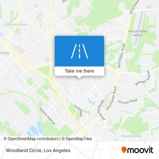 Mapa de Woodland Circle