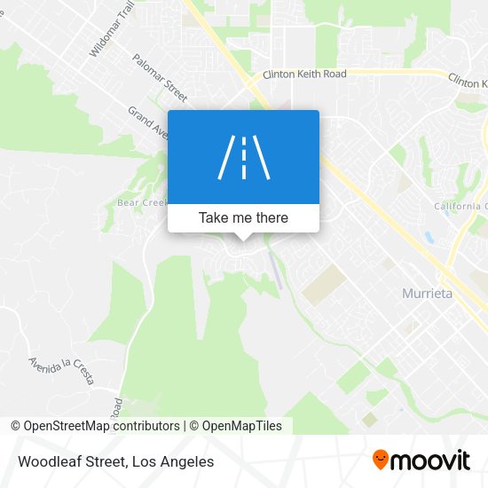 Woodleaf Street map