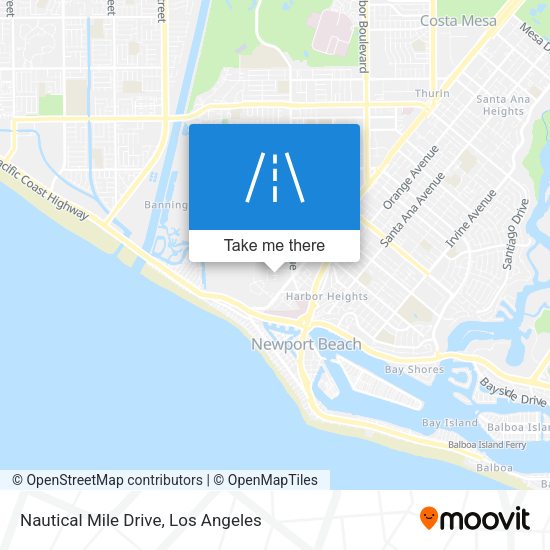 Nautical Mile Drive map