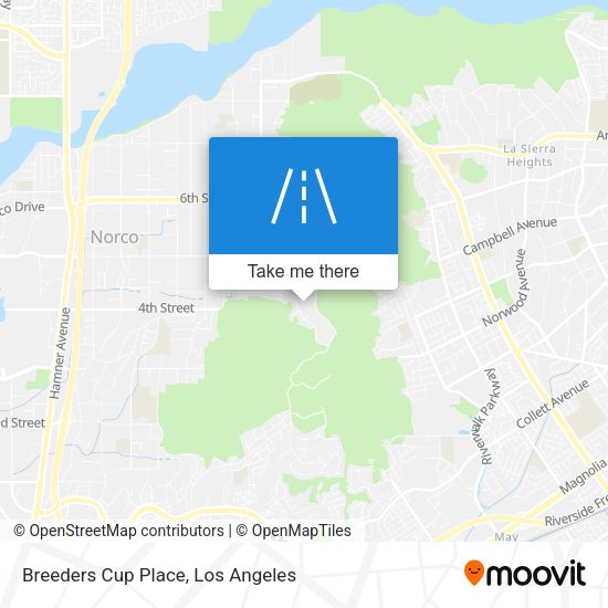 Mapa de Breeders Cup Place