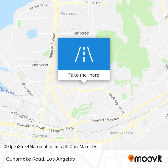 Mapa de Gunsmoke Road